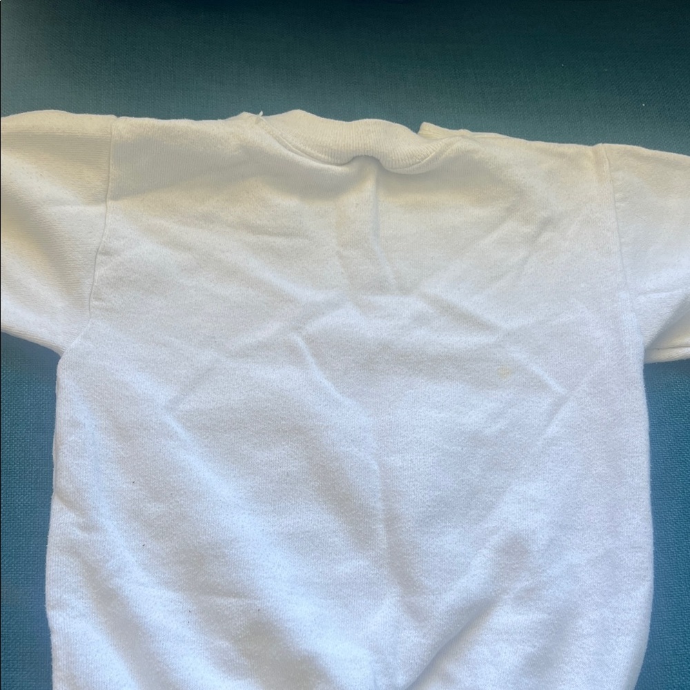 Kids' White and Brown Goat Sweatshirt - Picture 6 of 8